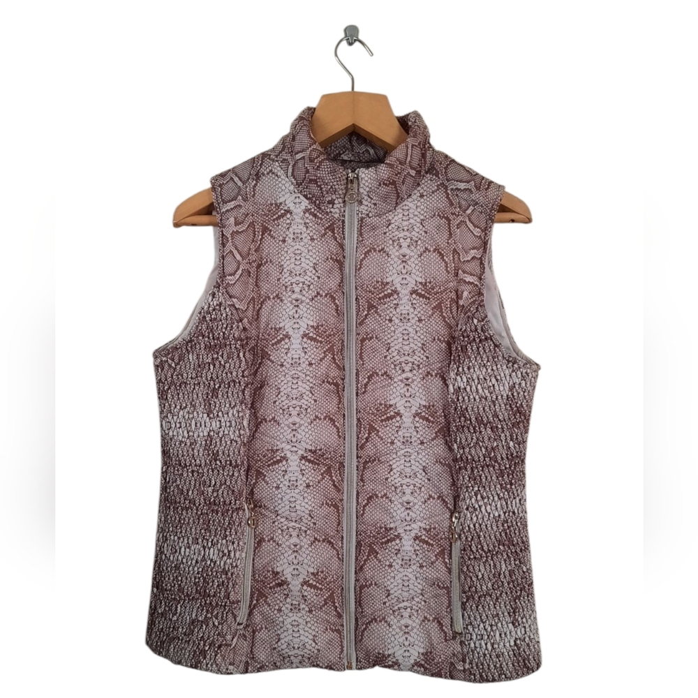 Marc New York Snakeskin Puffee Vest